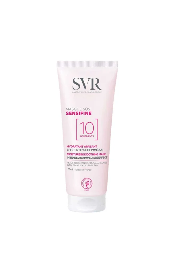 Masque apaisant & hydratant – Sensifine – Argile rose & vitamine B12 – Peaux intolérantes & polyallergiques