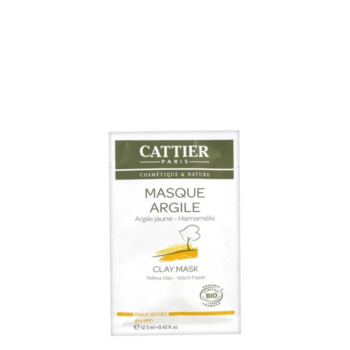 Masque Argile Jaune – Peaux S&egrave;ches – Unidose 12,5 ml