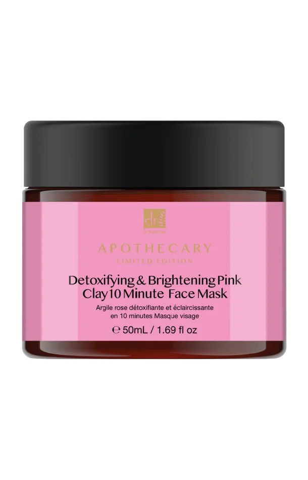 Masque détoxifiant & éclaircissant – Argile rose – Visage – 50 ml