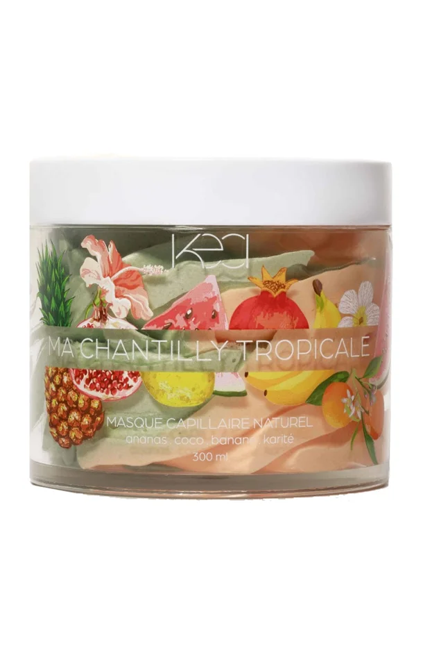 Masque fortifiant & revitalisant – Ma chantilly tropicale – Cheveux ternes & cassants – 300 ml