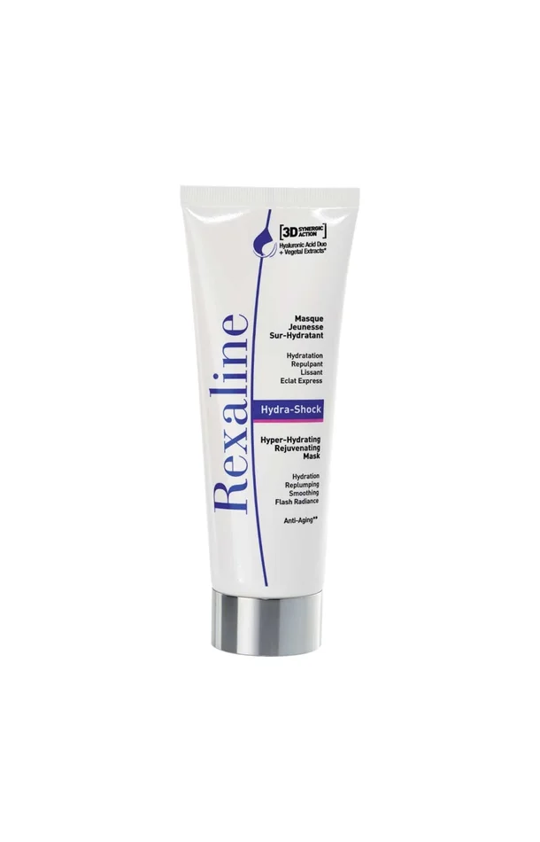 Masque hydratant & anti-âge – Acide hyaluronique & camomille – Hydra Shock – Visage