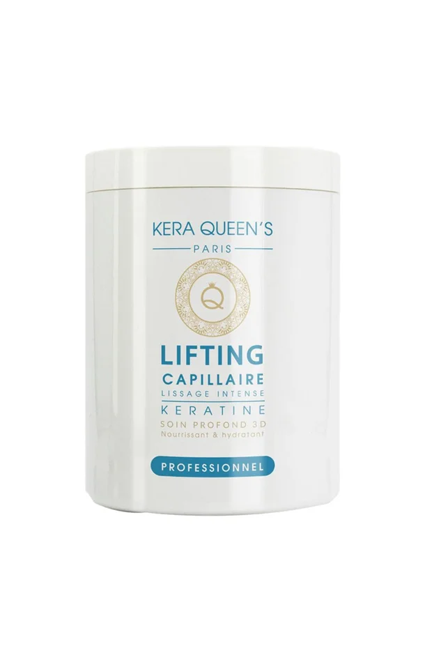 Masque lifting capillaire nourrissant & hydratant – Kératine – Cheveux ternes – 1 L