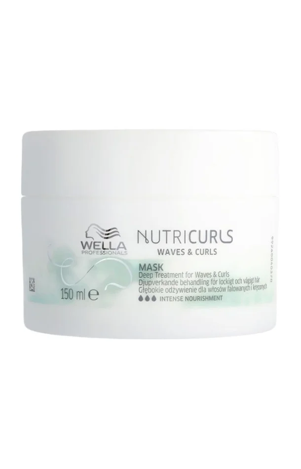 Masque nourrissant anti-frisottis – Nutricurls – Cheveux ondulés ou bouclés – 150 ml