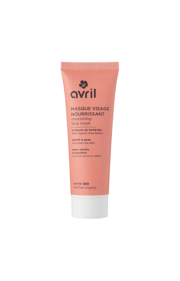 Masque nourrissant bio – Beurre de karité – Peaux sèches & sensibles – Visage