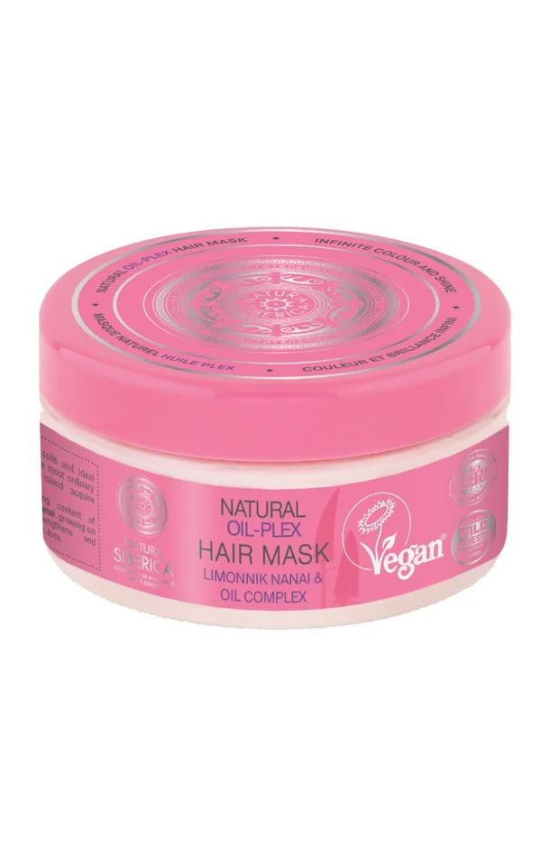 Masque nourrissant vegan – Huiles protectrices – Cheveux colorés – 300 ml