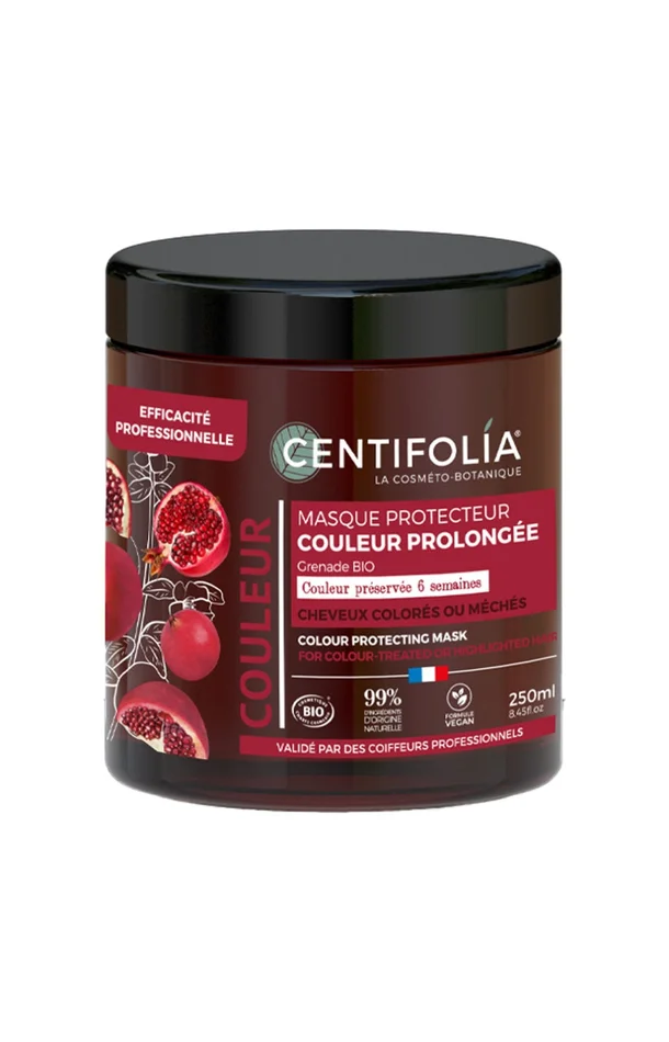 Masque protecteur bio – Grenade – Cheveux colorés – 250 ml