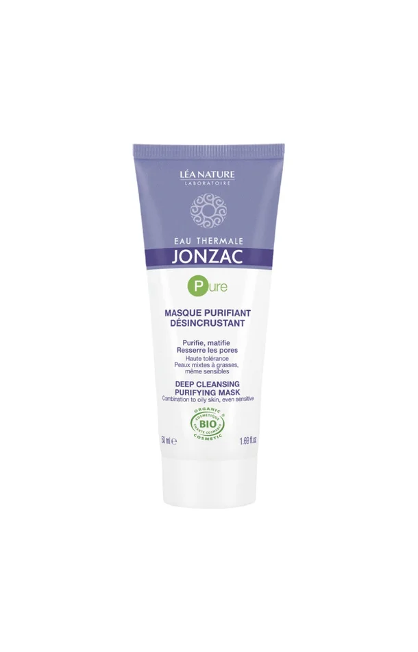 Masque purifiant désincrustant bio – Pure – Peaux mixtes à grasses
