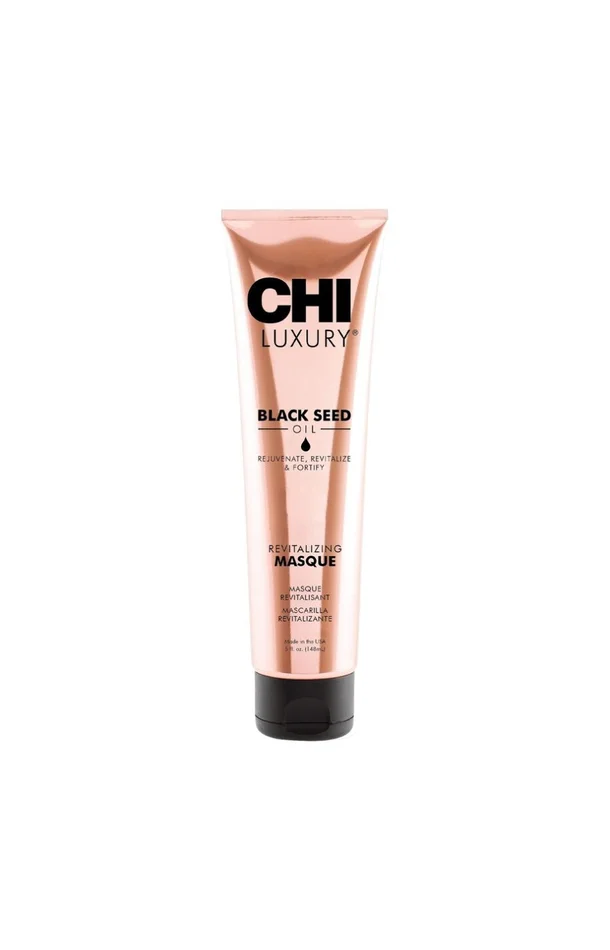Masque revitalisant – CHI Luxury – Huile de nigelle – Cheveux secs & abîmés – 147 ml
