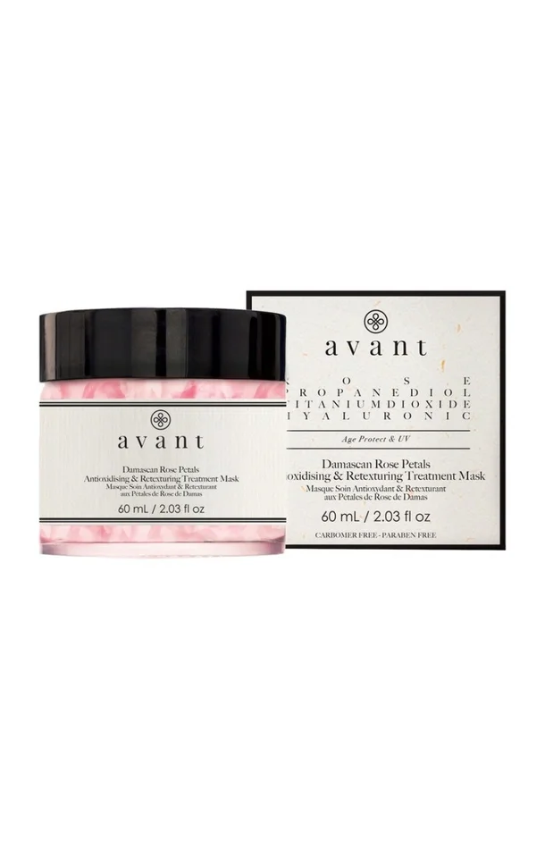 Masque-soin antioxydant & retexturant – Acide hyaluronique – Age Protect & UV – Visage – 60 ml