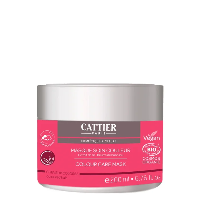 Masque Soin Couleur – Extrait de Riz & Beurre de Babassu 200 ml