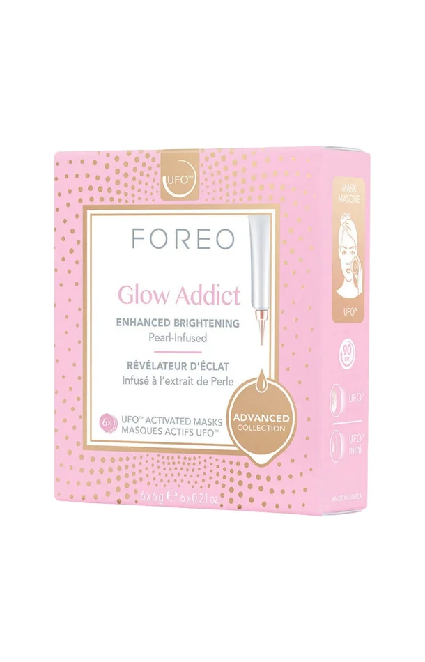 Masques actifs UFO™ coup d’éclat – Glow Addict – 6 unités