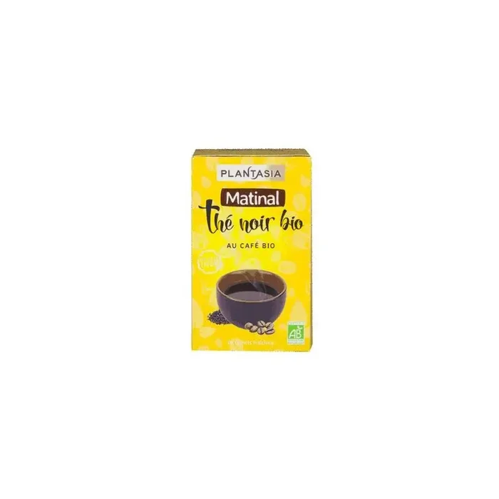 MATINAL THE NOIR BIO 20 SACHETS PLANTASIA