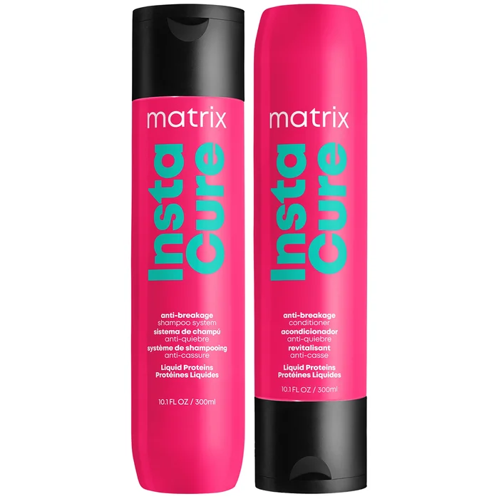 Matrix Total Results InstaCure Anti-Breakage Shampoo and Conditioner 300ml Duo for Damaged Hair