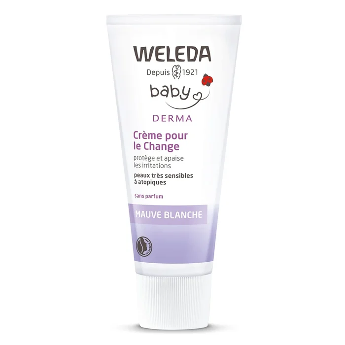 Mauve Blanche Baby Derma – Crème pour le Change – Peaux Très Sensibles à Atopiques – 50 ml
