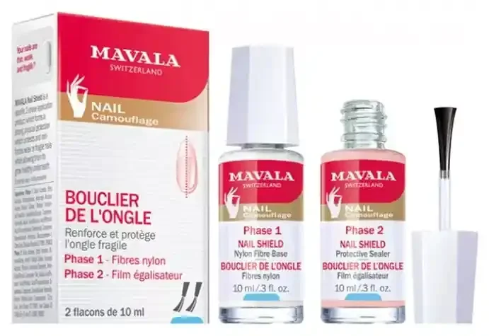 Mavala Bouclier de L‘Ongle Renforce et Protège L‘Ongle Fragile 2 x 10 ml