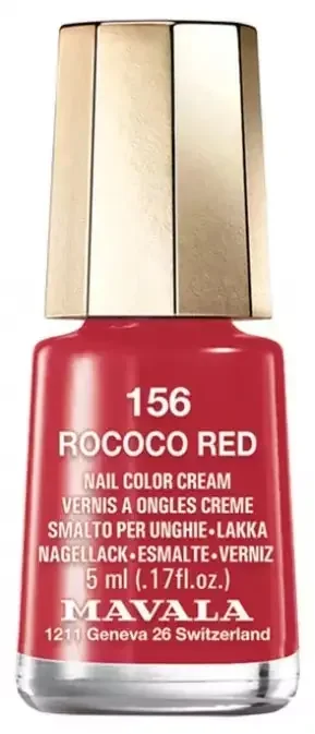 Mavala Mini Color Vernis à Ongles Crème 5 ml – Couleur 156 Rococo Red