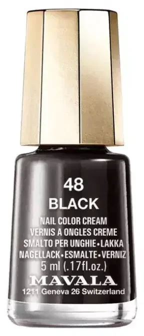 Mavala Mini Color Vernis à Ongles Crème 5 ml – Couleur 48 Black