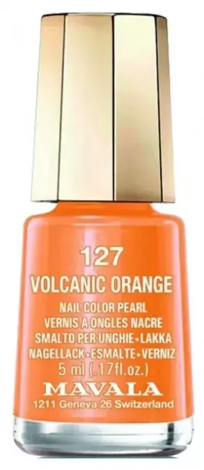 Mavala Mini Color Vernis Nacré 5 ml – Couleur 127 Volcanic Orange
