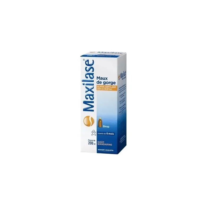 Maxilase Sirop Gout Mandarine 200ml