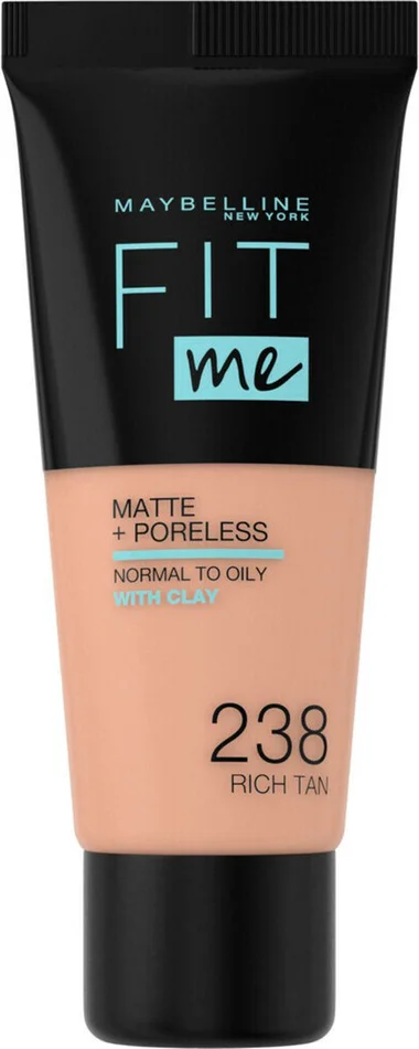 Maybelline New York Fond de teint Fit Me Matte 238 Rich Tan 30ml