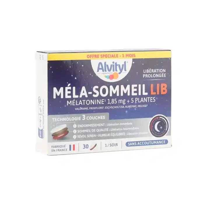 MELA SOMMEIL LIB 30 COMPRIMES ALVITYL