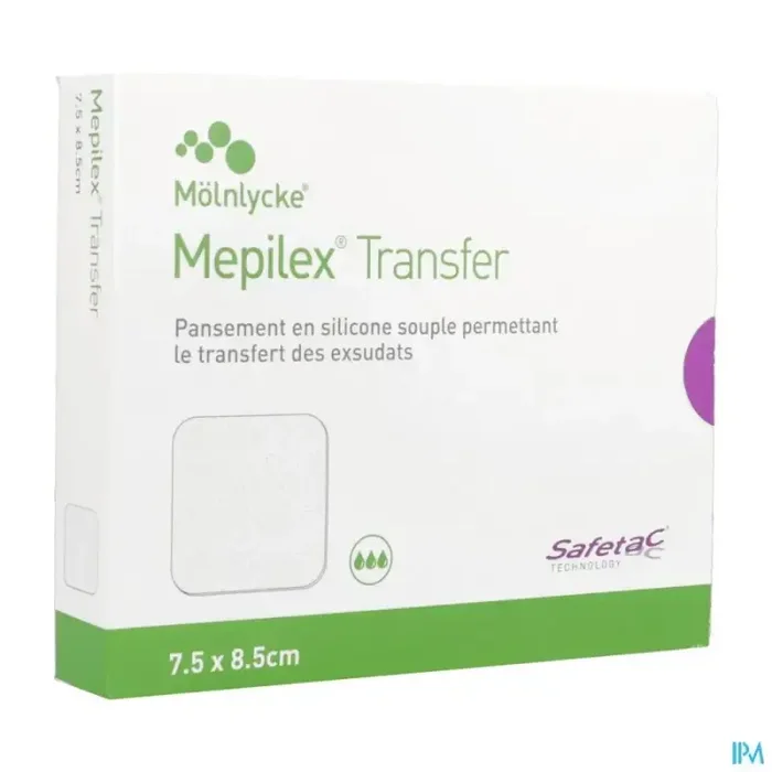 Mepilex transfer pansement 7cm5 x 8cm5 10