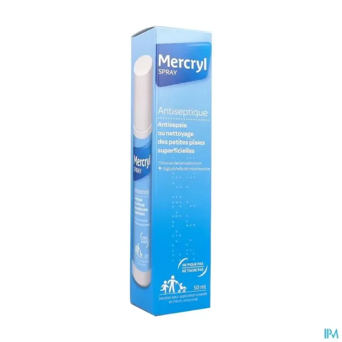 Mercrylspray solution pour application cutanee 50ml