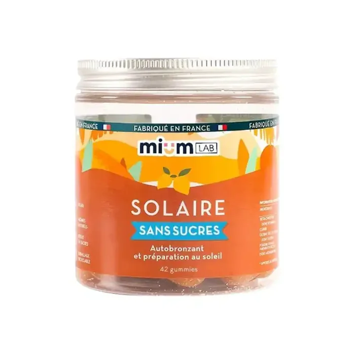 Mium Lab Solaire sans sucres 42 gummies