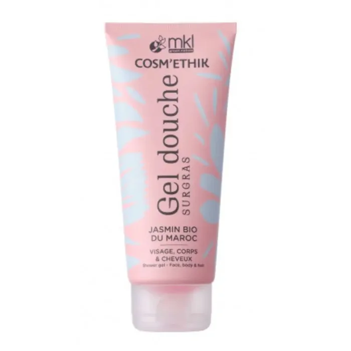 MKL Gel Douche Surgras Jasmin Bio du Maroc Tube 100ml