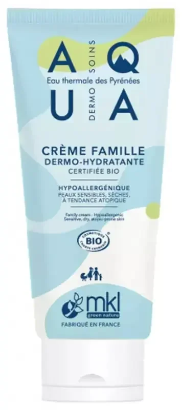MKL Green Nature Aqua Crème Famille Hydratante Peaux Sèches Bio 100 ml