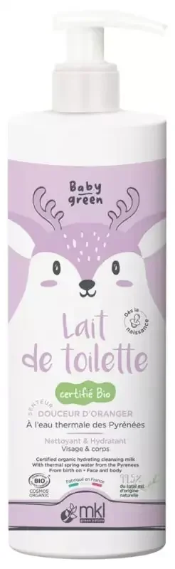 MKL Green Nature Baby Green Lait de Toilette Visage & Corps Bio 400 ml