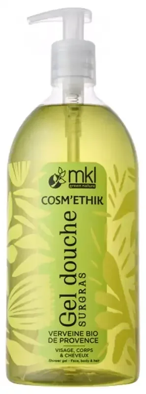 MKL Green Nature Cosm‘Ethik Gel Douche Surgras Verveine Cors et Cheveux 1 Litre