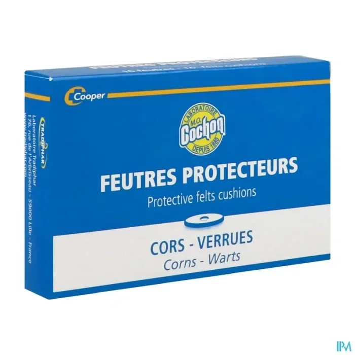 Mo cochon feutre protecteur cors verrues 16