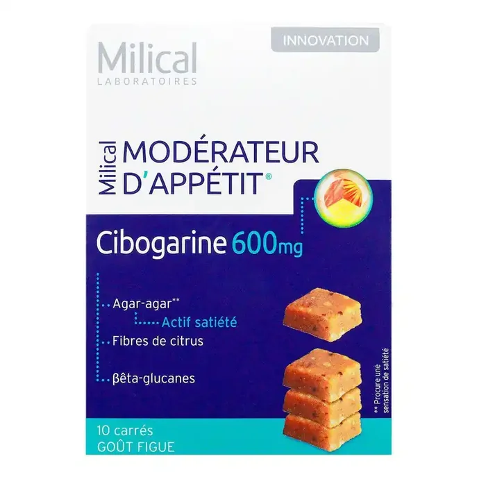 Modérateur d‘appétit goût figue 10 carrés