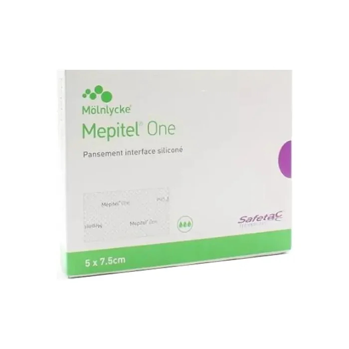 Molnlycke Mepitel One pansement interface transparent 5×7,5cm boite de 10