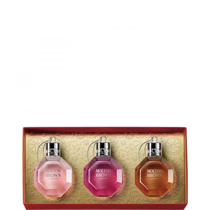 Molton Brown Collection Festive Bauble Coffret 3 Gels Douche