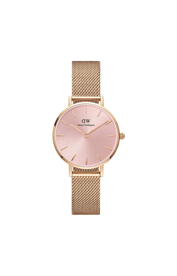Montre – Acier inoxydable & or rose – Femme