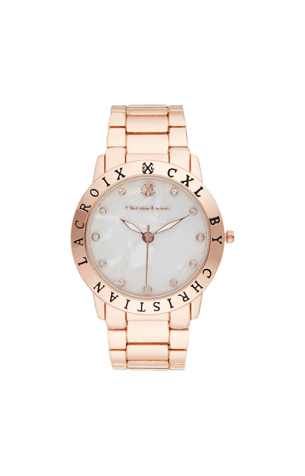 Montre à quartz – Alliage – Rosegold