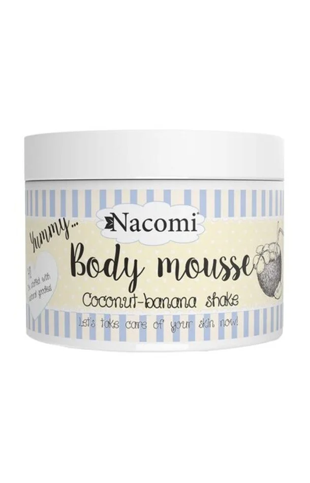 Mousse hydratante & tonifiante – Noix de coco & banane – Corps – 180 ml