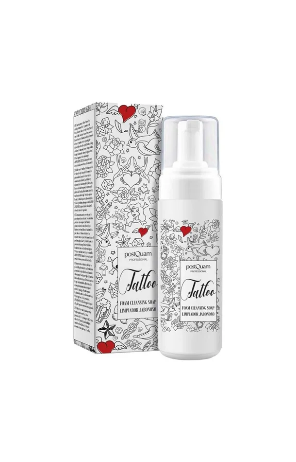 Mousse nettoyante – Tattoo – Peaux tatouées – 150 ml
