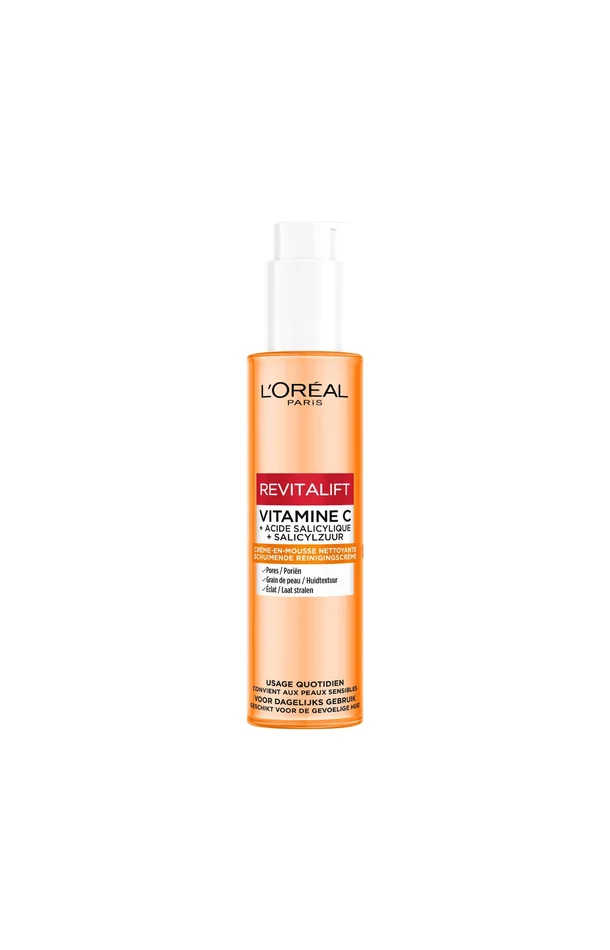 Mousse nettoyante éclat Revitalift – Vitamine C – Visage – 150 ml