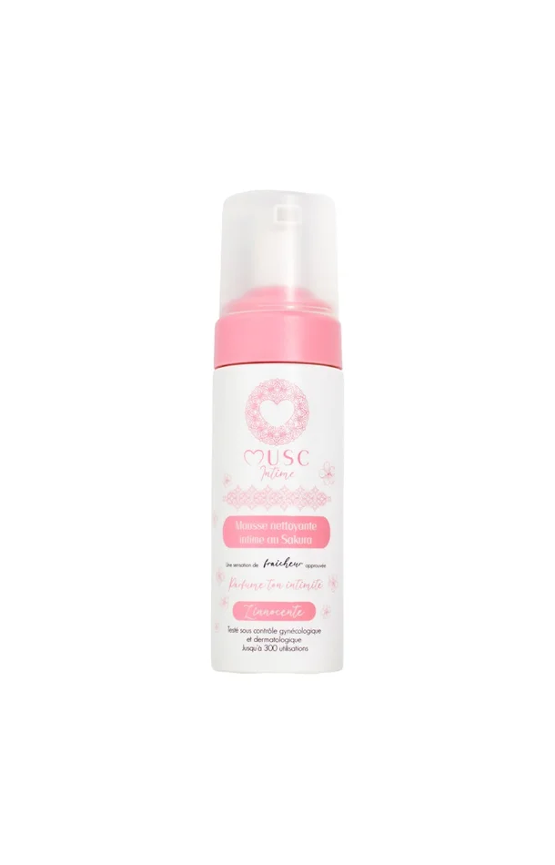 Mousse nettoyante intime – L’Innocente – Fleur de cerisier – 150 ml