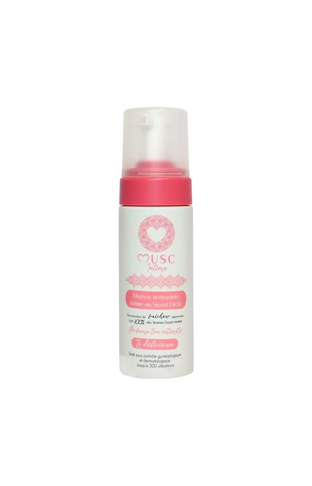 Mousse nettoyante intime – La Délicieuse – Litchi – 150 ml