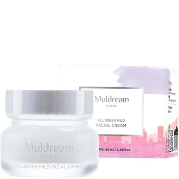 Muldream – Crème hydratante – Acide hyaluronique – Visage – 60 ml