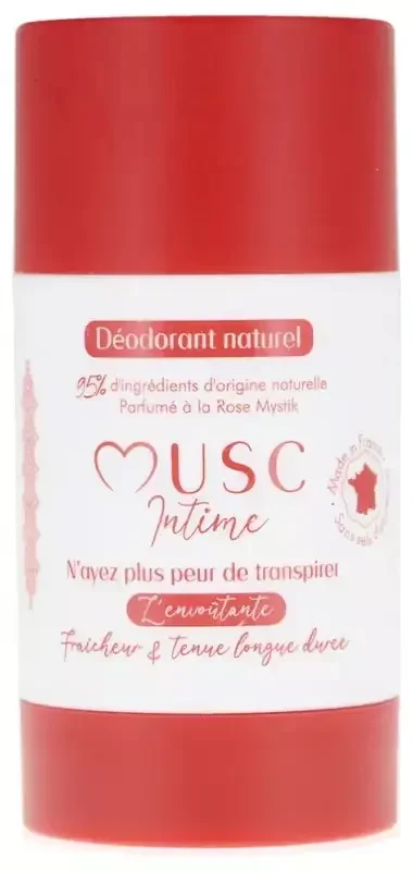 Musc Intime Déodorant Naturel Parfum Rose Mystik 50 g