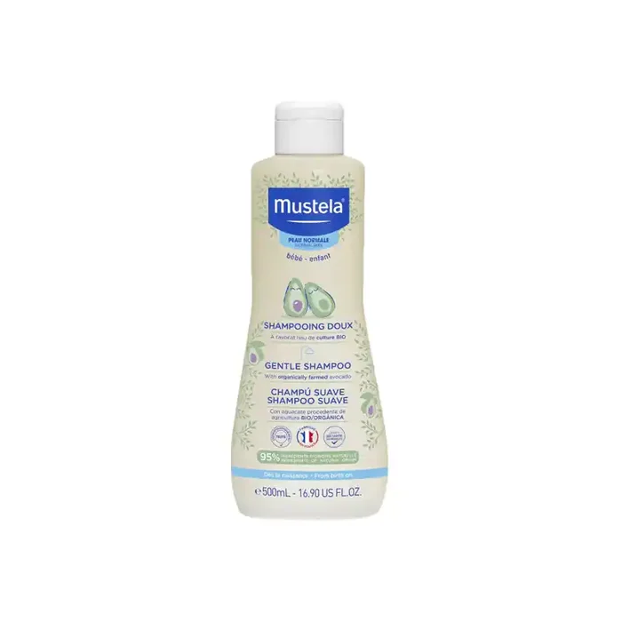 Mustela shampooing doux bebe a l‘avocat bio 500ml
