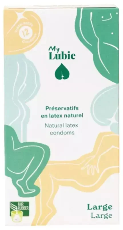 My Lubie Préservatifs Ultra Fins Taille Large – 12 Unités