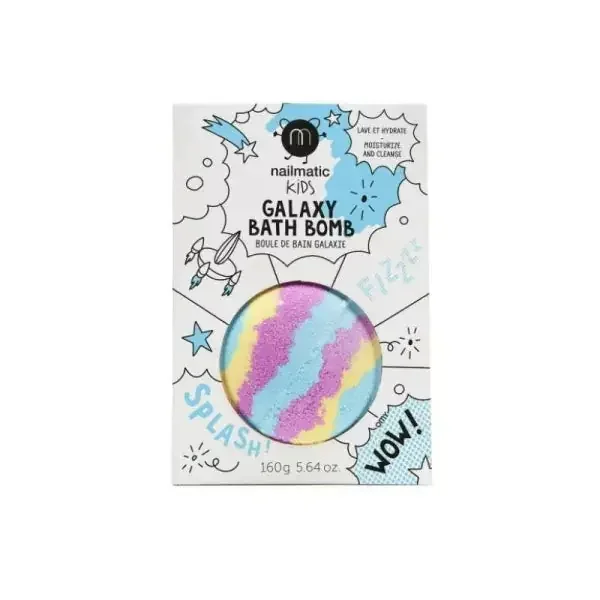 Nailmatic Kids Boule de Bain Colorante & Effervescente Galaxy – 160g