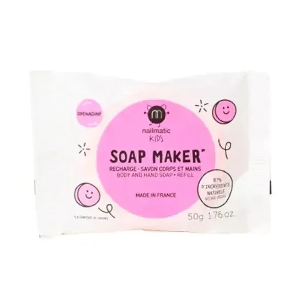 Nailmatic Kit DIY Recharge Savon – Grenadine – 50g