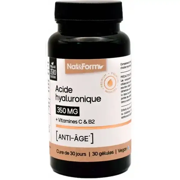 Nat&Form Acide Hyaluronique 350 mg X 30
